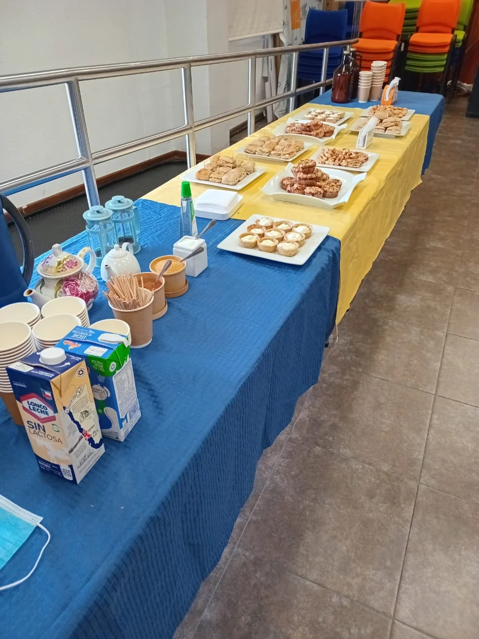 Montaje sencillo de coffee break Nathivo